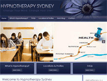 Tablet Screenshot of hypnotherapysydney.com.au